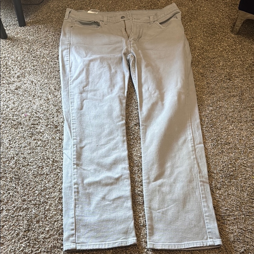 Gray Denim Levi Strauss & Co - 514 - Bootcut Jeans - 38 X 32 - VERY GENTLY USED
